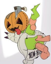 digimon_(species), pumpkinmon, bandai_namco, digimon, halloween