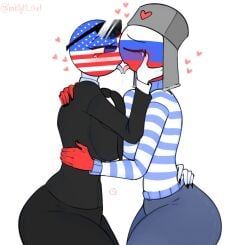 russia_(countryhumans), united_states_of_america_(countryhumans), countryhumans, countryhumans_girl, kak0yt0_chel