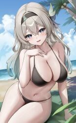 firefly_(honkai:_star_rail), honkai:_star_rail, lunacle, 1girls, beach