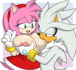 amy_rose, silver_the_hedgehog, sega, sonic_the_hedgehog_(series), sonicguru