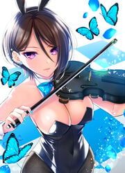 yashio_rui, bang_dream!, tsurugi_hikaru, animal_ears, asymmetrical_hair