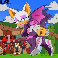 e-123_omega, rouge_the_bat, rouge_the_bat_(heroes), shadow_chao, shadow_the_hedgehog