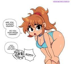 female_scott_pilgrim, ramona_flowers, scott_w_pilgrim, scott_pilgrim, themightfenek