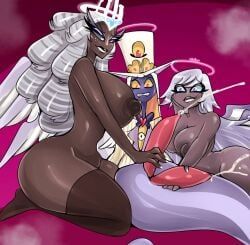 emily_(hazbin_hotel), sera_(hazbin_hotel), sir_pentious, sir_pentious_(hazbin_hotel), amazon_prime