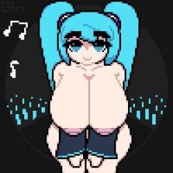 hatsune_miku, vocaloid, octotron2000, 1girls, areola