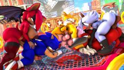 knuckles_the_echidna, mona_the_mouse, mona_the_mouse_(nackey), sonic_the_hedgehog, tails_the_fox