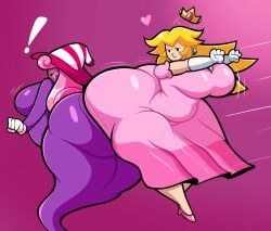 paper_peach, princess_peach, vivian_(paper_mario), mario_(series), paper_mario