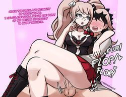 junko_enoshima, danganronpa, mosbles, 1boy, 1girls