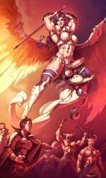akroma, magic_the_gathering, janrock, 1futa, 1girls