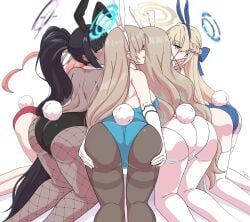 akane_(blue_archive), akane_(bunny)_(blue_archive), asuna_(blue_archive), karin_(blue_archive), karin_(bunny)_(blue_archive)
