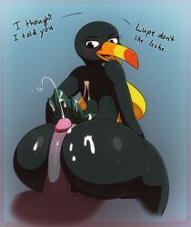 lupe_toucan, cartoon_network, my_gym_partner's_a_monkey, miso_souperstar, anthro