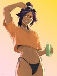 shihouin_yoruichi, bleach, grand_theft_auto, grand_theft_auto_vi, 1girl