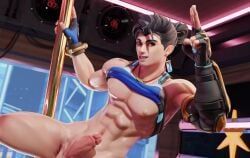 wuyang, overwatch, tkennsfw, 1boy, abs