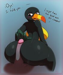 lupe_toucan, cartoon_network, my_gym_partner's_a_monkey, miso_souperstar, anthro