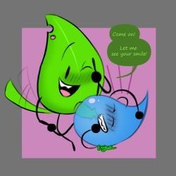leafy_(bfdi), teardrop_(bfdi), battle_for_dream_island, battle_for_dream_island_again, bfb