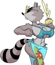 oc, original_character, uva_the_raccoon, diegutan, 1girls