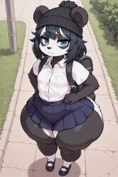 anthro, anthro_female, anthro_focus, anthro_only, backpack