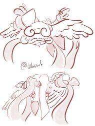 doughael, cookie_run, cookie_run_kingdom, blush, drooling