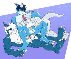digimon_(species), fan_character, flamedramon, joshua_blueflame, magnamon