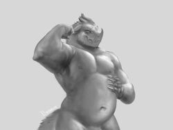 european_mythology, mythology, anthro, barazoku, belly