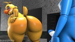 runaboo_chica, toy_bonnie_(fnaf), toy_chica_(fnaf), five_nights_at_freddy's, five_nights_at_freddy's_2