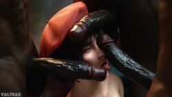 sophie_(clair_obscur:_expedition_33), clair_obscur:_expedition_33, valtrax, 1girls, 3boys