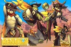 reno_(brawlhalla), brawlhalla, gilded_mantis, accessory, antennae_(anatomy)