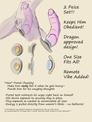 mythology, smokeyrooster, anthro, chastity_device, dragon