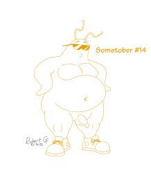 earl_(toejam_and_earl), toejam_and_earl, robertgdraws, 1boy, alien