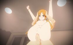 kirigaya_kazuto, yuuki_asuna, sword_art_online, miura3d, 1boy