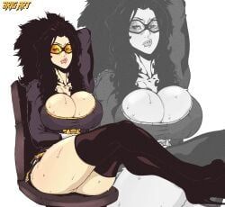 dr._naomi, no_more_heroes, brig_art, 1girls, annoyed