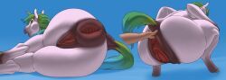mythology, splashyu, anal_prolapse, anthro, anus