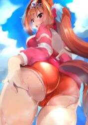 daiwa_scarlet_(umamusume), umamusume, moneko1107, animal_ears, ass