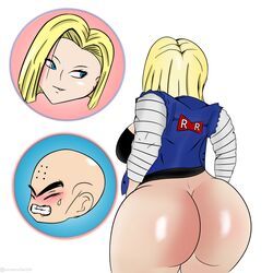 android_18, krillin, kuririn, dragon_ball, dragon_ball_z