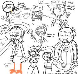 big_pauly_(papa_louie), burgerzilla_(papa_louie), hugo_(papa_louie), marty_(papa_louie), mitch_(papa_louie)