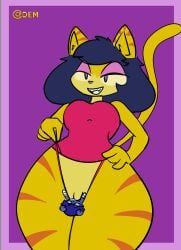 demon3sigma, :3, anthro, big_breasts, big_butt