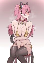 momoi_airi, project_sekai, akkgsyk, 1girls, anger_vein