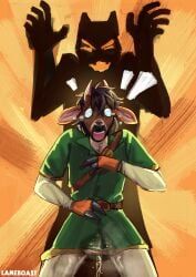 link, nintendo, the_legend_of_zelda, lameboast, 2_horns
