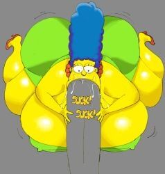 marge_simpson, the_simpsons, fatfoxlower, ffuffle, 1girls
