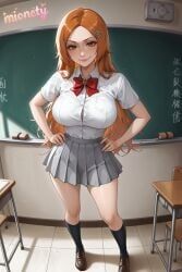 inoue_orihime, bleach, mionety, 1girl, ball