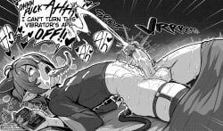 skibby, ahegao, ahegao_face, balls, bed