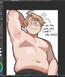 alfred_jones, america_(hetalia), axis_powers_hetalia, hetalia, armpit_fetish