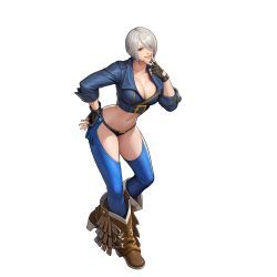 angel_(kof), king_of_fighters, 1girls, big_breasts, big_tits