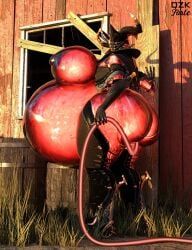 mesa_(warframe), warframe, qzk_forte, bbw, belly_inflation