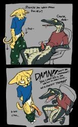 caiman, hieronymusjohnson, :d, alligatorid, animal_genitalia