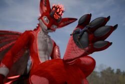 anthro, arms_tied, bound, dominant, duo