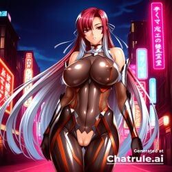 koukawa_oboro, taimanin_asagi_zero, kagami_hirotaka, 1girl, armor