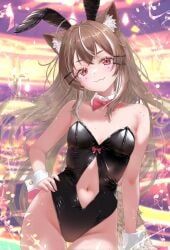 mocha-tan_(character), indie_virtual_youtuber, nanaki24, animal_ears, brown_hair