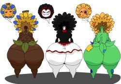 stuffy_flower_(pvz), sun_pharaoh_(pvz), sunflower_(pvz), vampire_sunflower_(pvz), electronic_arts