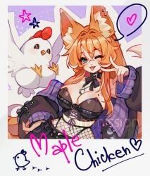 maple_chicken_(vtuber), indie_virtual_youtuber, autistic, autistic_girl, elfexar_(artist)